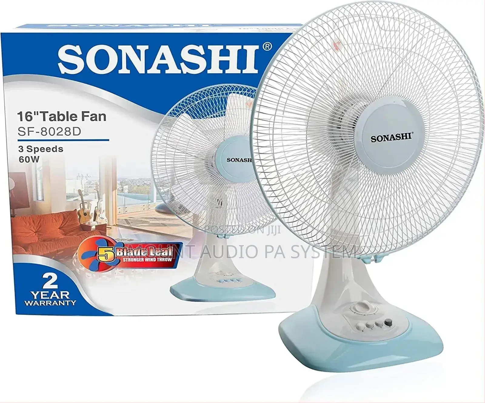 Sonashi Table Fan 16inchs