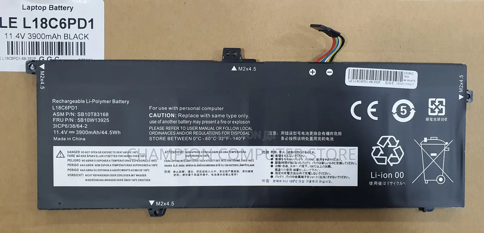 Lenovo L18c6pd1 L18m6pd1 L18m6pd2 L18d6pd1 for Thinkpad X13 X390 X39
