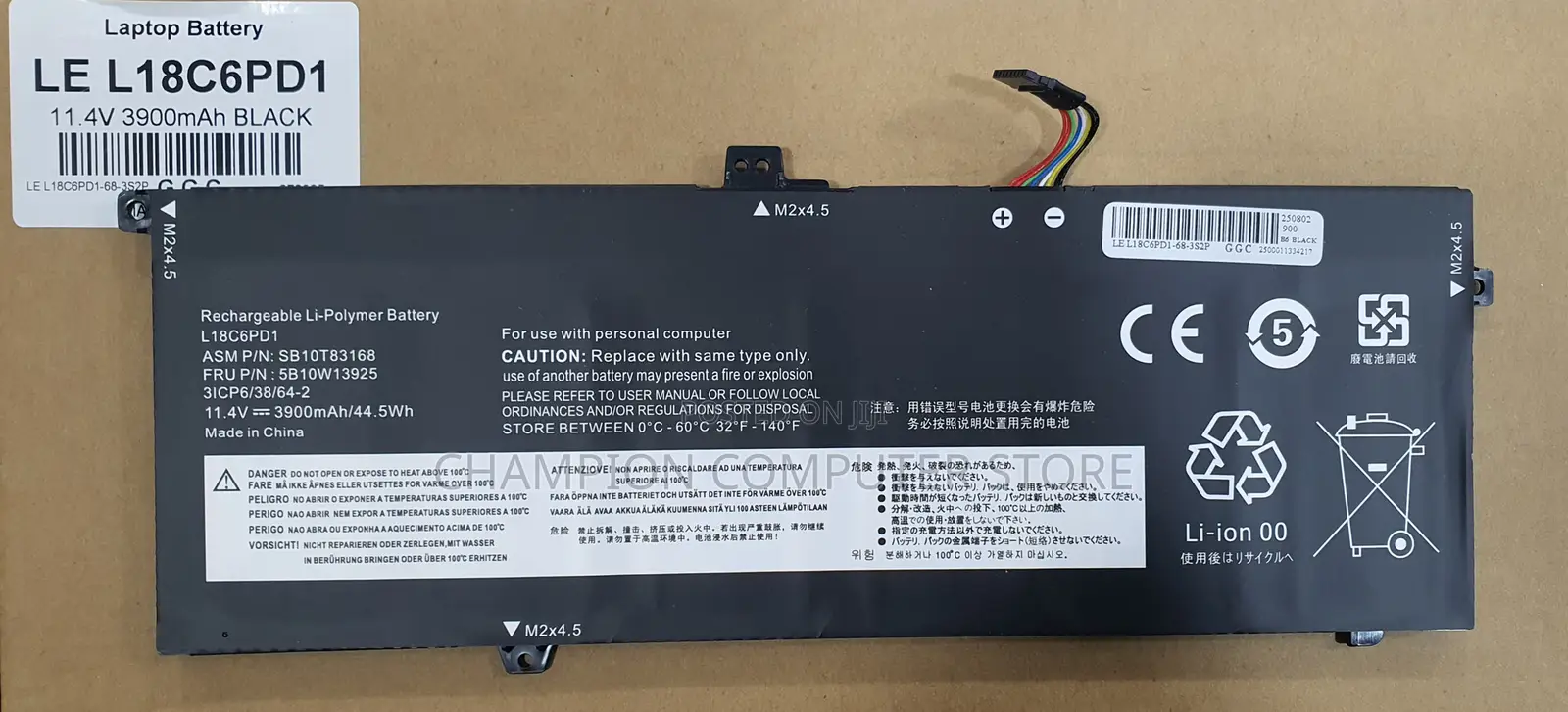Lenovo L18c6pd1 L18m6pd1 L18m6pd2 L18d6pd1 for Thinkpad X13 X390 X39