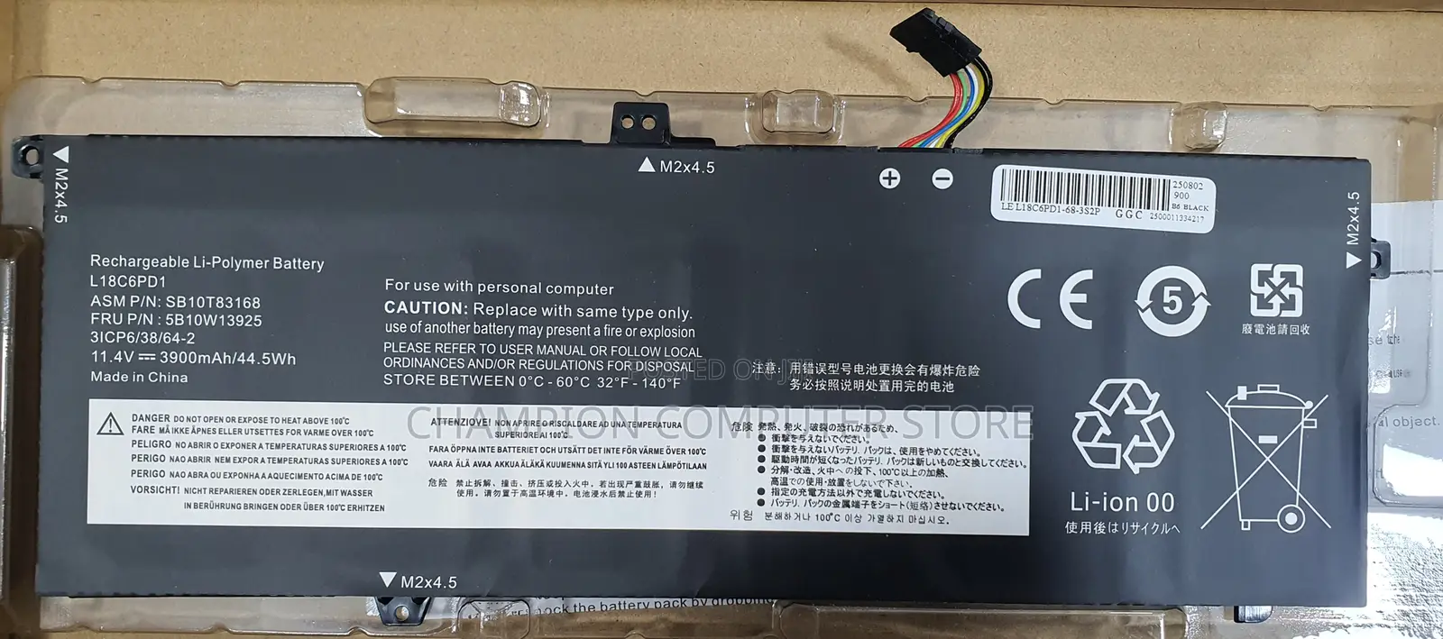 Lenovo L18c6pd1 L18m6pd1 L18m6pd2 L18d6pd1 for Thinkpad X13 X390 X39