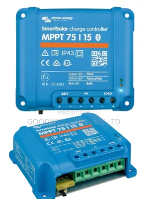 15a Victron Smart Solar MPPT 75/15 Green Energy Model