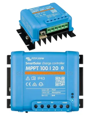 20a Victron Smart Solar MPPT 100/20 Heavy Duty Green Energy Model90980