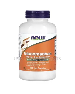 Now 575mg Glucomannan 180capsules