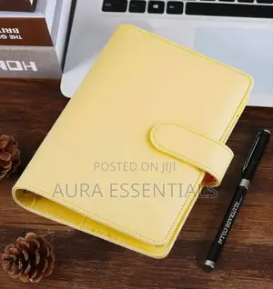 A5 Refillable 6-ring Leather Binder Notebook Cover