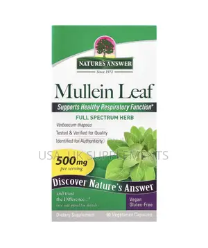Nature’S Answer 500mg Mullein Leaf 90capsules
