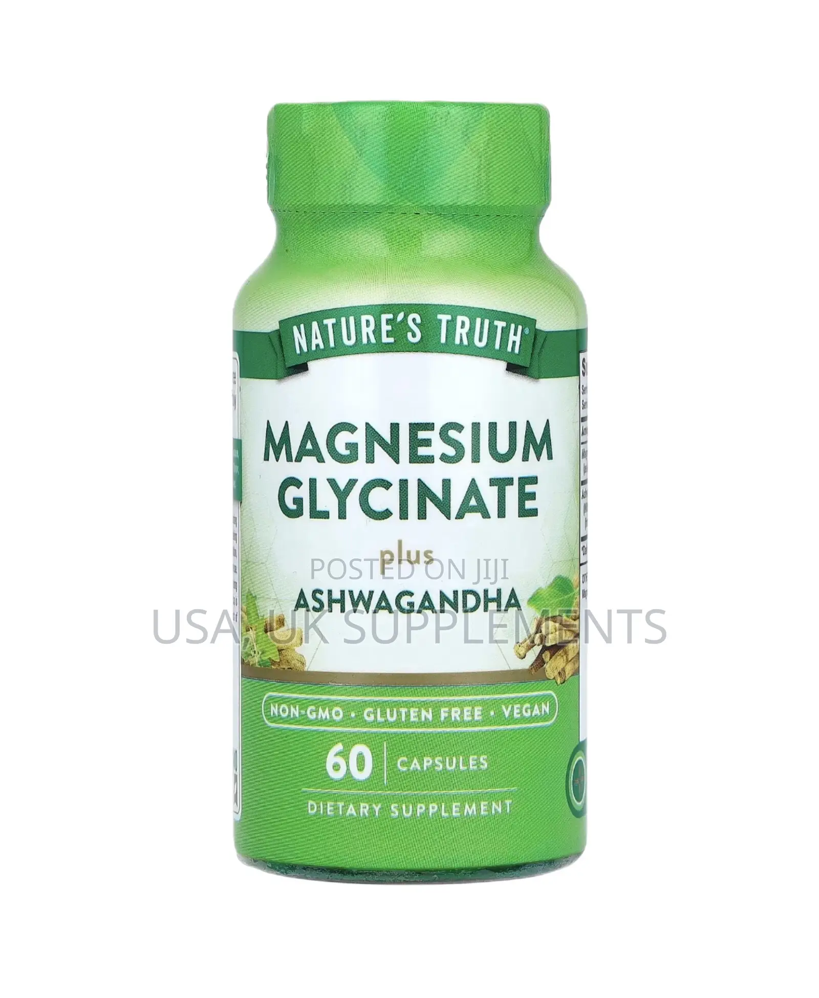 Nature’S Truth Magnesium Glycinate + Ashwagandha 60capsules