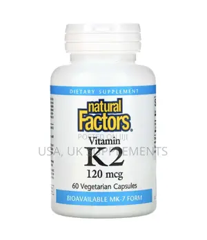 Natural Factor 120mcg Vitamin K-2 60capsules