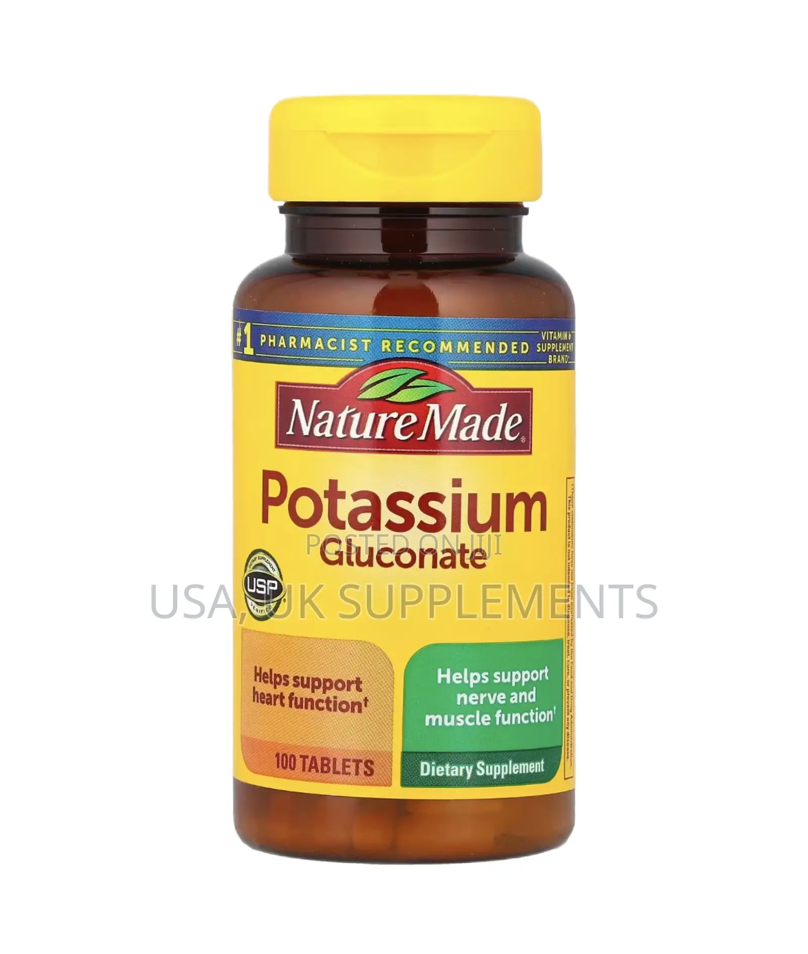 Nature Made Potassium Gluconate 100tablets