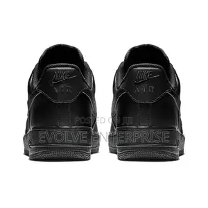 Black Airforce 1s