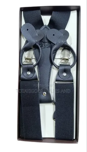 Suspenders Single Strap Original- Black