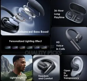 Oraimo Open Arc Open Ear Wireless Earphones