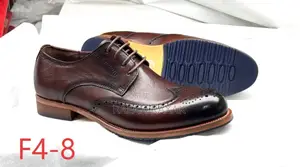 Men’S Brown Franco Banetti Oxford Gentle Shoes