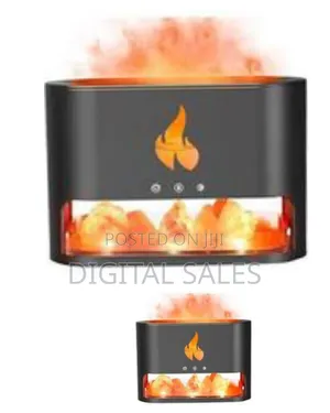 2-in-1 Essential Oil Diffuser, Luckits Simulation Flame Humidifier