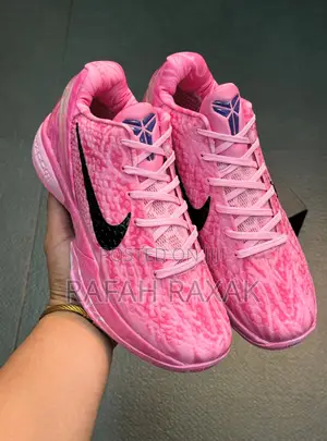Original Pink Nike Kobe 6 Protro “Aunt Pearl” Basketball Sneakers