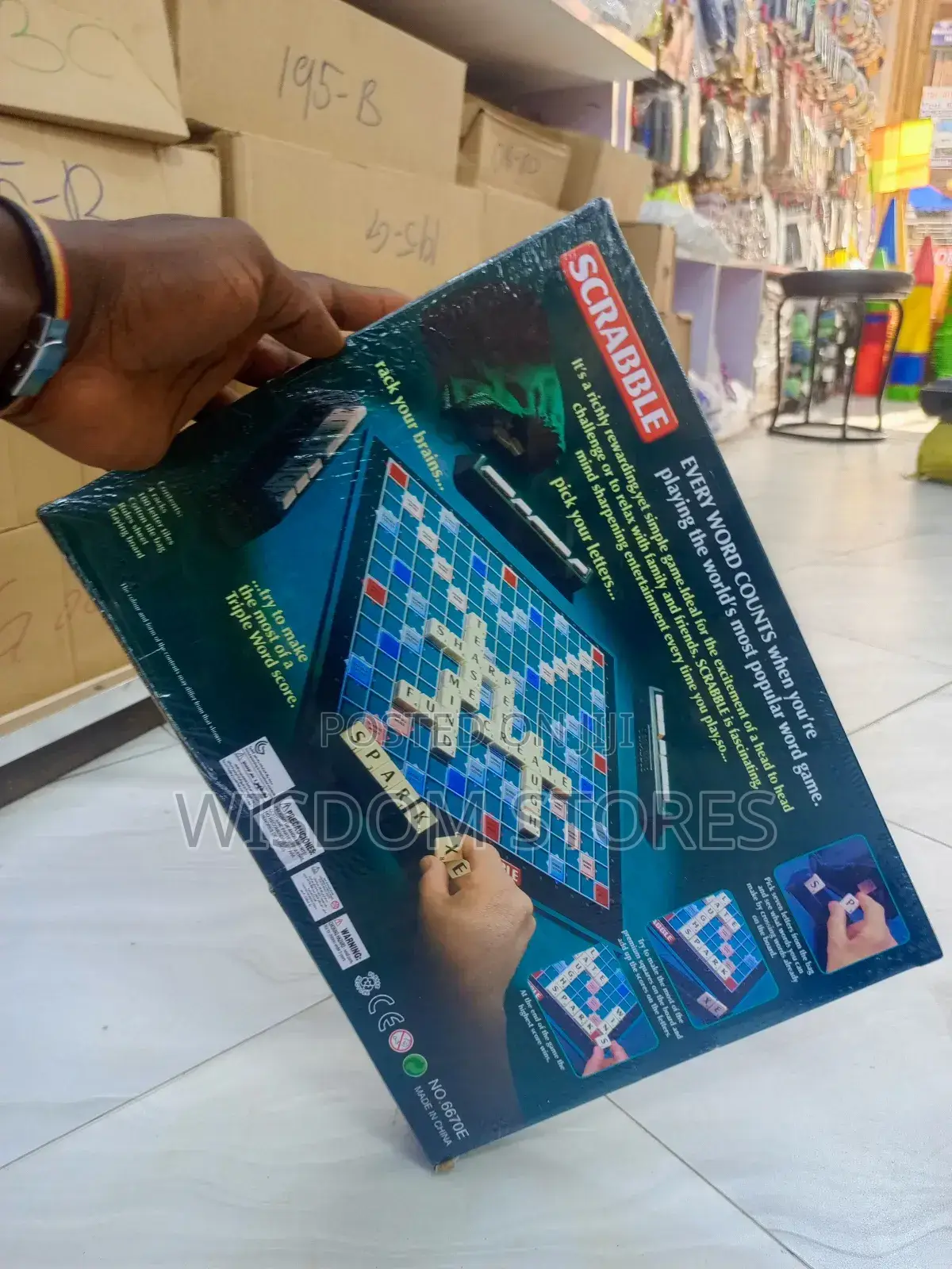 Scrabble Board Game.