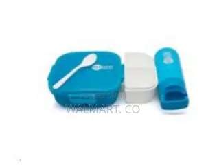 3 Compartment Lunch Box With Bottle 350ml
