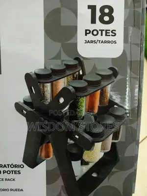 Rotating Spice Rack Organizer.