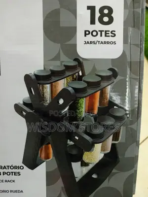 Rotating Spice Rack Organizer.