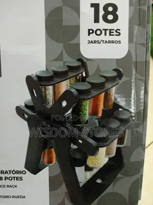Rotating Spice Rack Organizer.