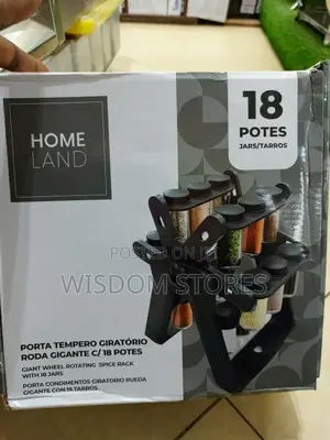 Rotating Spice Rack Organizer.