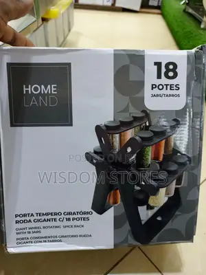 Rotating Spice Rack Organizer.