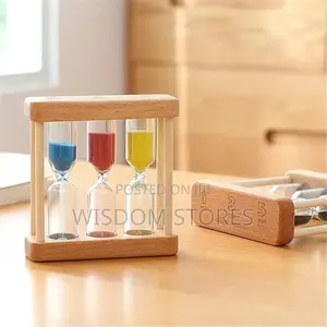5 Minute Creative Mini Wooden Hourglass Clock