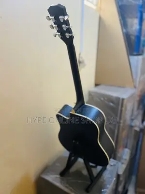 Brandnew Black Color Solid Sound Acoustic Guitar