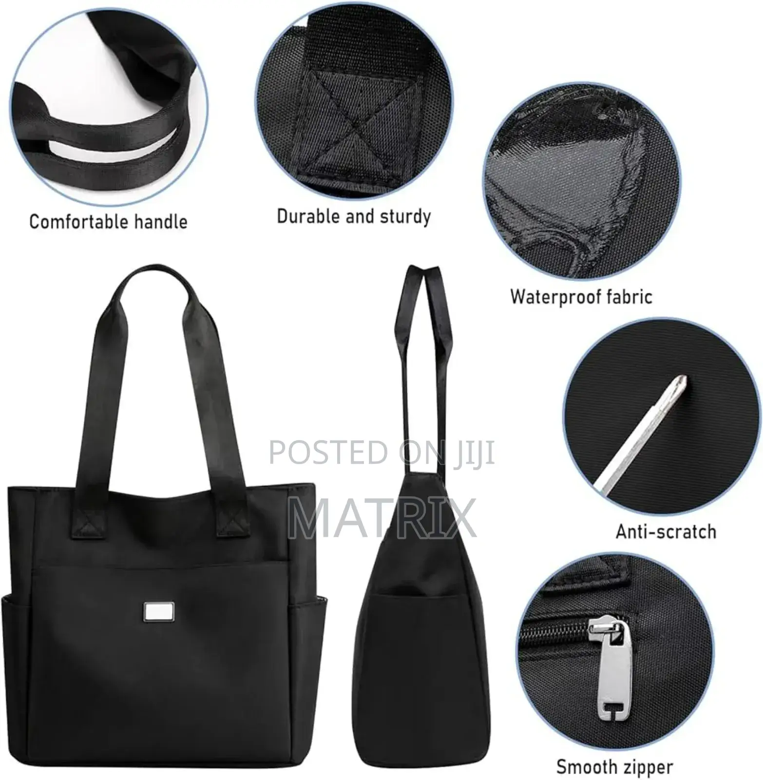 Strong Designer Tote Bags-Multicoloured