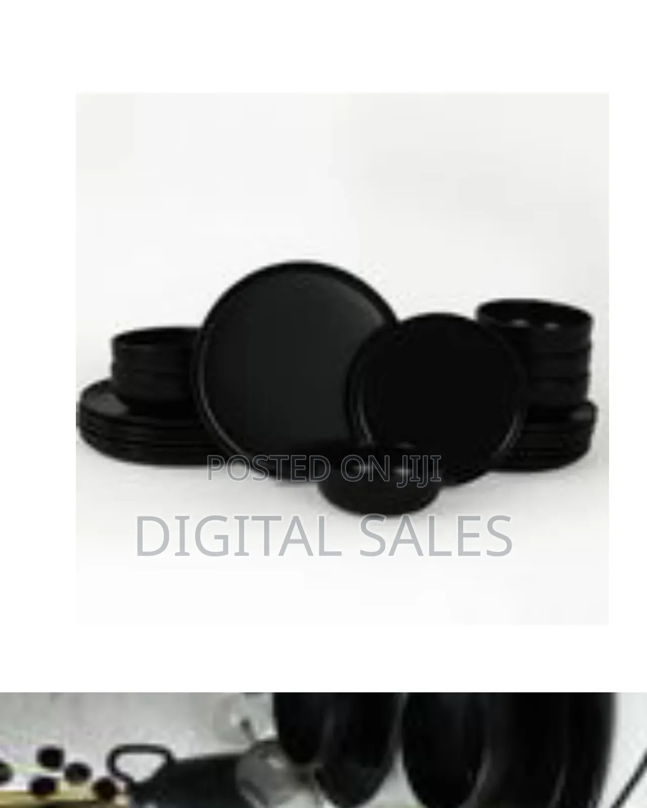 18 Piece Stoneware Matte Reactive Glaze Service for 6 Plates Side