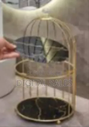Dessert Cupcake Stand Iron Art Nordic Style Bird Cage Rack Box Makeup