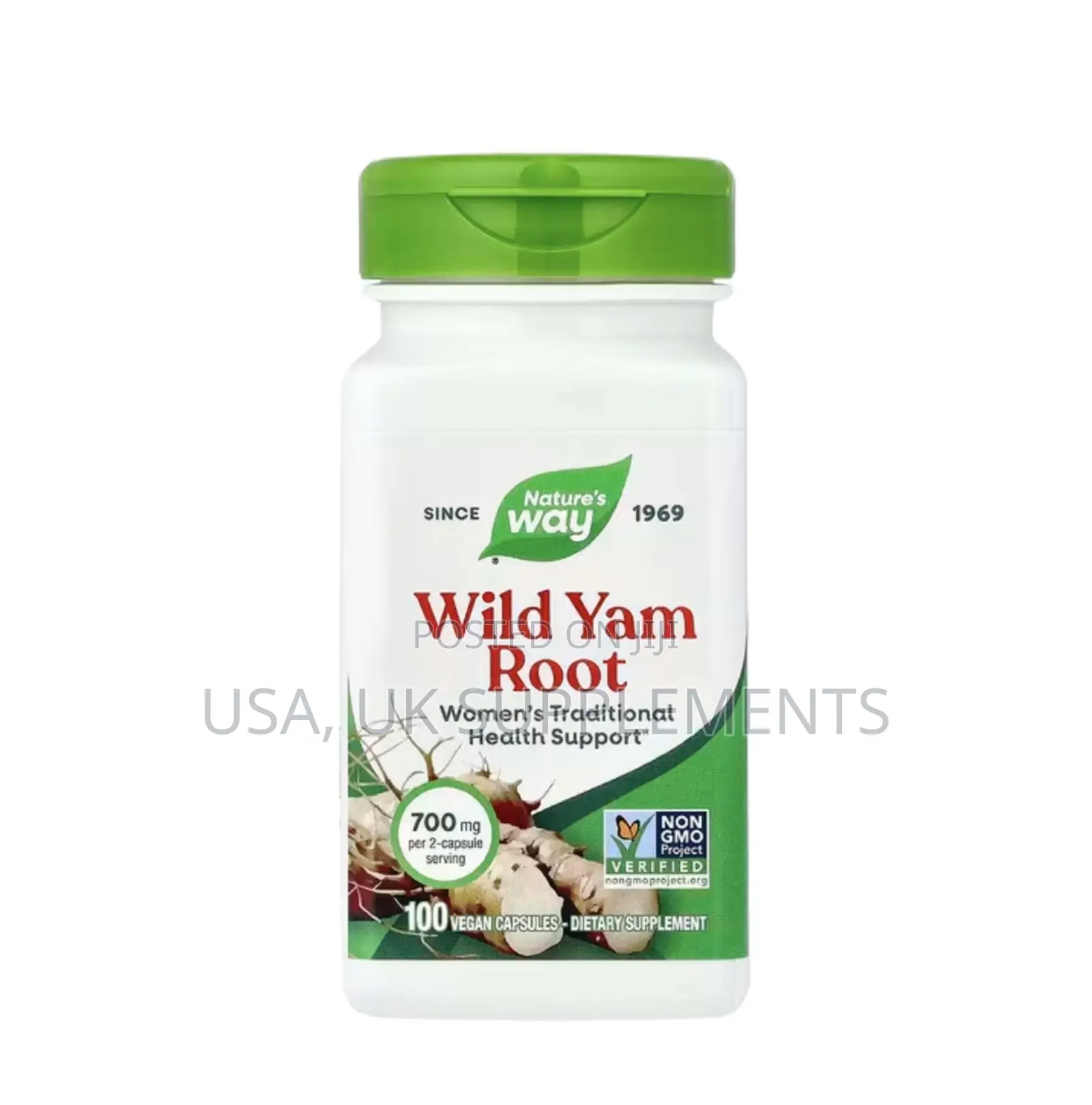 Nature’S Way 700mg Wild Yam Root 100capsules