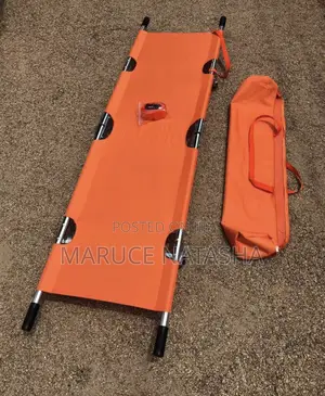 Orange Foldable Stretcher
