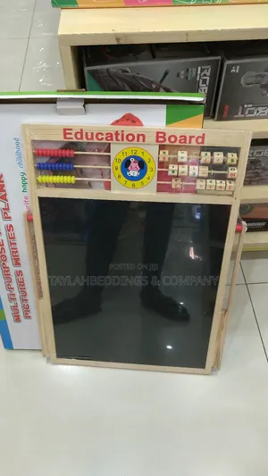 Kids Education Board 2in1 Multi Purpose Magnetic Pictures Writes Plank