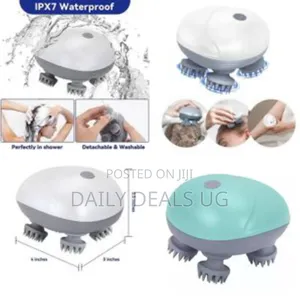 Electric Head Massager Wireless Scalp Massager Waterproof Body Massage