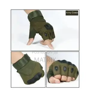Tactical Half Finger Hand Gloves - Multicolor