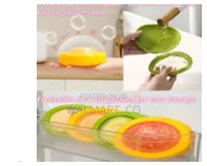 4 PCS Silicone Fruit and Vegetable Storage Containers