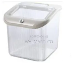 10l Dry Food Dispenser Container Flip Transparent Grain Container