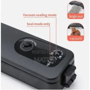 Vacuum Sealing Machine Automatic Sealing System - Black