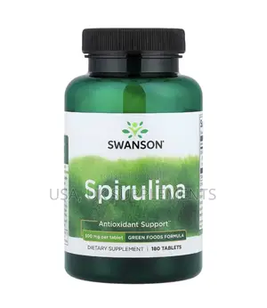 Swanson 500mg Spirulina 180tablets