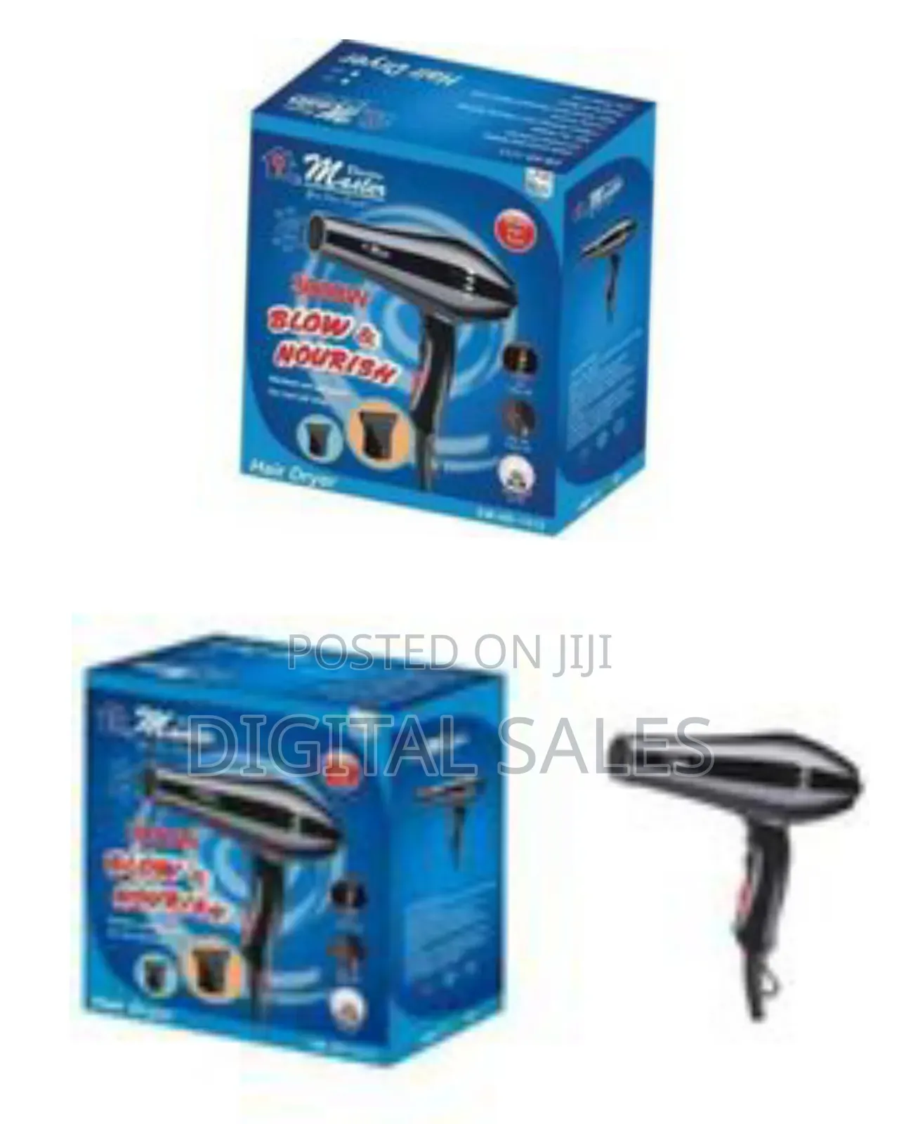 Electro Master Professional Ionic Hair Dryer Led Display 300w