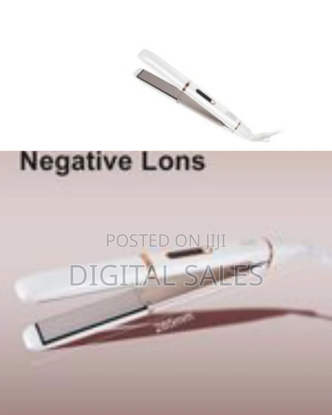 Winning Star Ceramic Hair Flat Iron 2 in 1 Fast Straight Curling