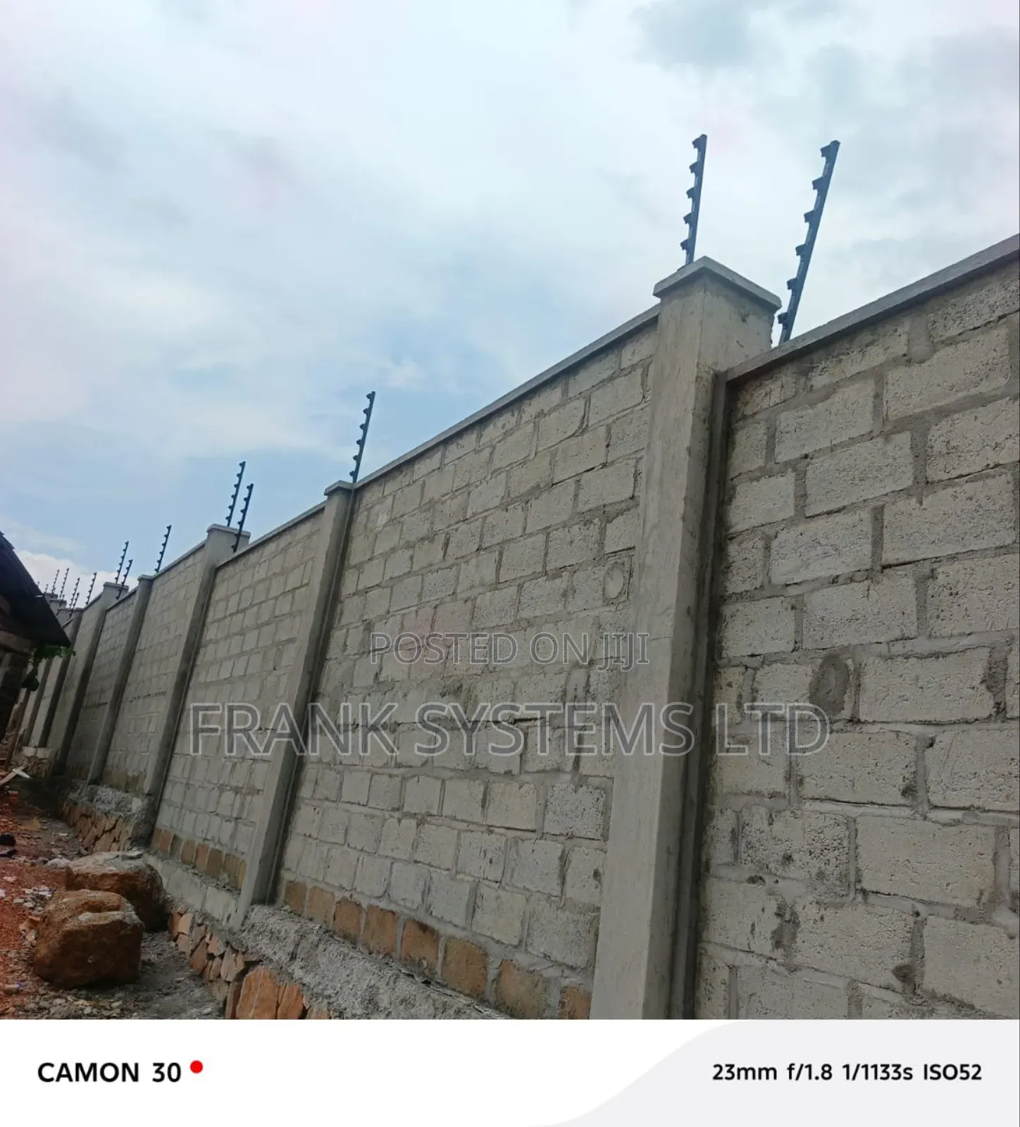 Electric Fence With Braided