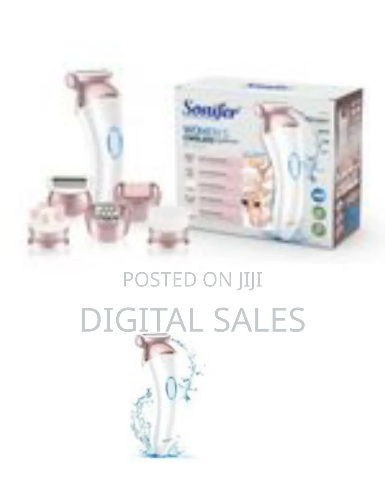 Sonifer Rechargeable Epilator 5 in 1 Home Cordless Shaver Set