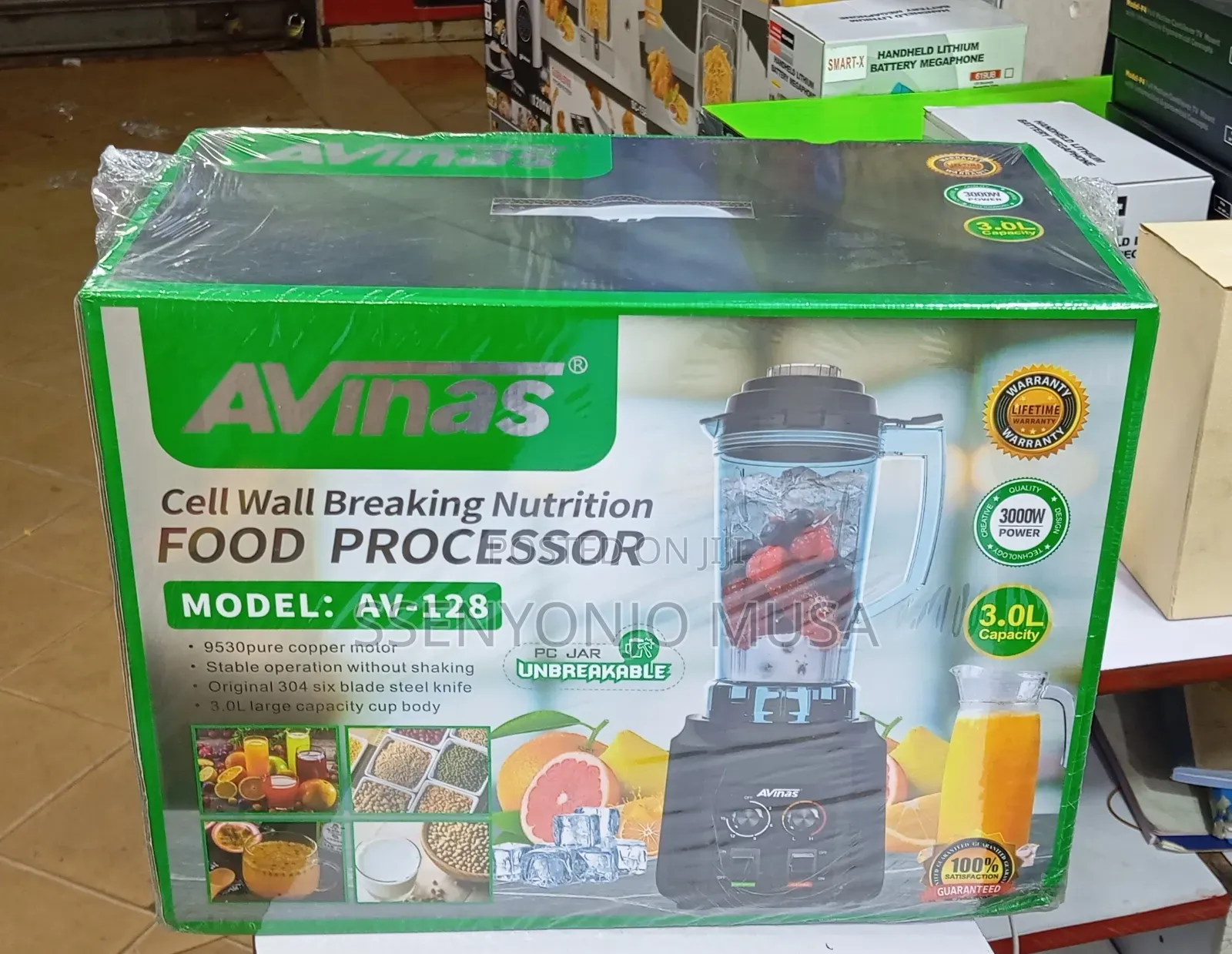 Avinas 9530 Cell Wall Breaking Nutrition Food Processor – 3000w, 3.0l