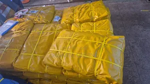 (11mx 11m),Tarpaulin Sheet Waterproof Heavy Duty Yellow, Orange, Zebra