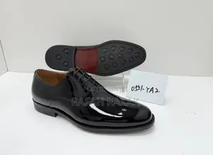 Men’S Black Freundkerr Shinny Gentle Oxford Office Shoes
