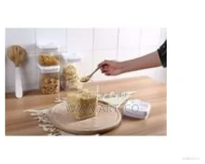 Easy Lock Square Airtight Kitchen Storage Container 4 Pieces
