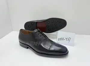 Original Black Freundkerr Oxford Straight Tip Gentle Office Shoes