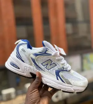 Unisex New Balance 530 White/Navy/Silver Sneakers