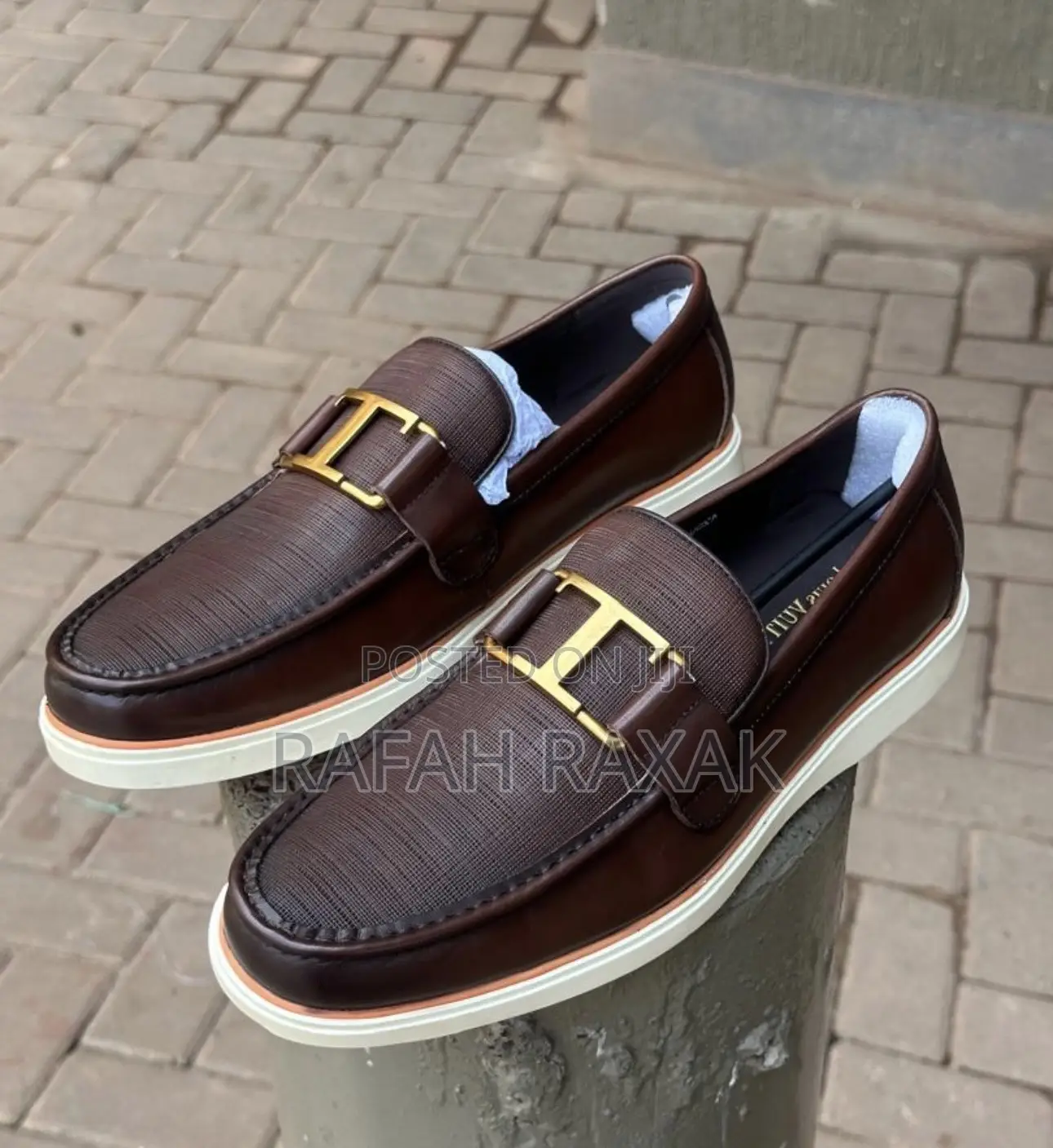 Men’S Louis Vuitton Casual Leather Loafers